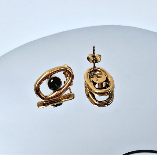 40329 gold plated Earrings