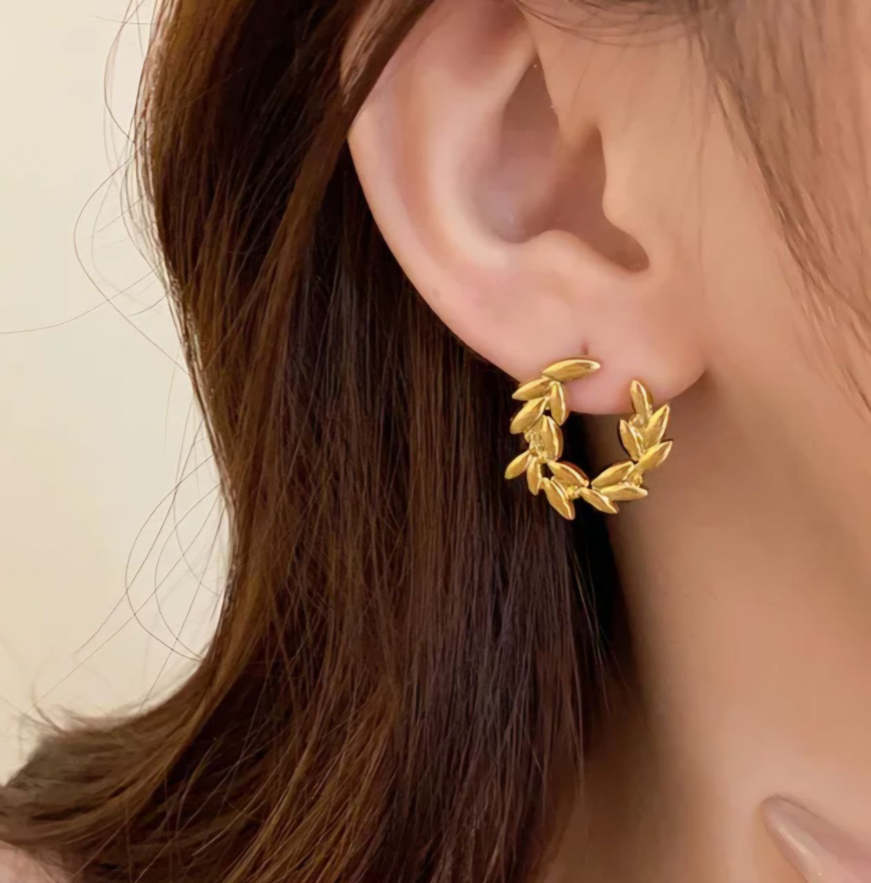 40401 gold plated Earrings