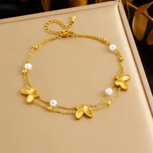 70200 Gold Plated Anklet