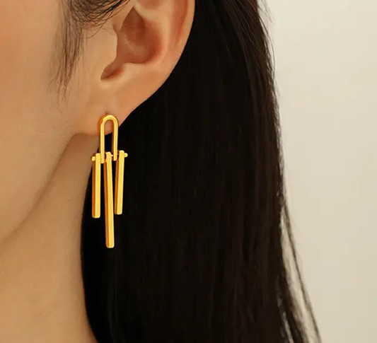 40171 Gold plated Earrings