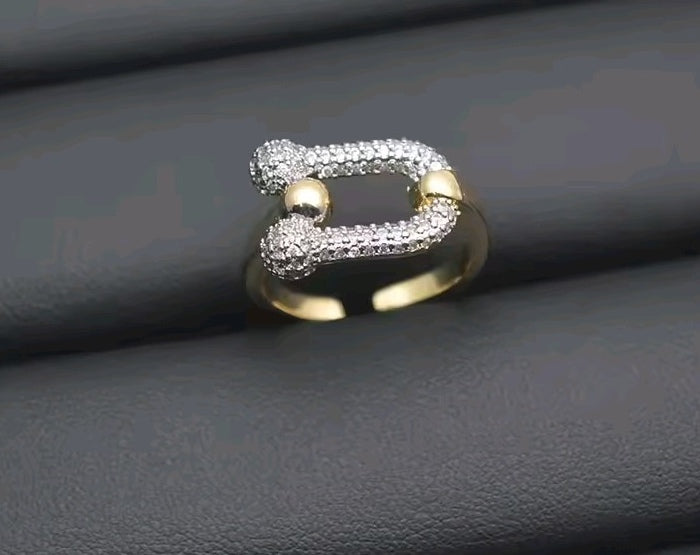 #50011 Copper Gold Plated Ring