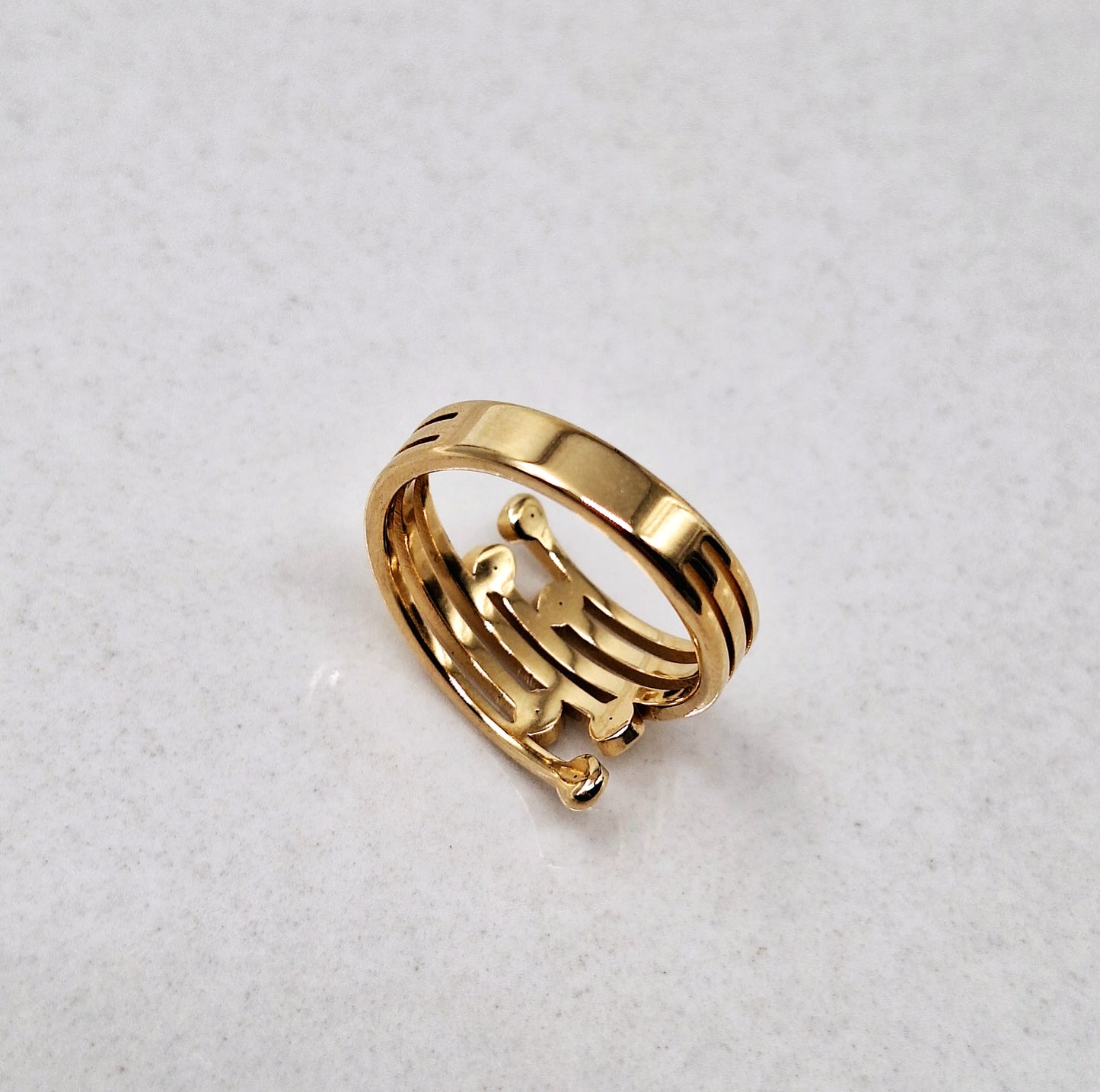 50255 Gold Plated Ring