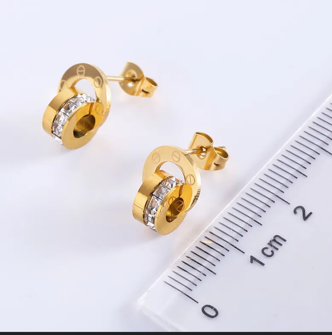 40156 Gold Plated Earrings