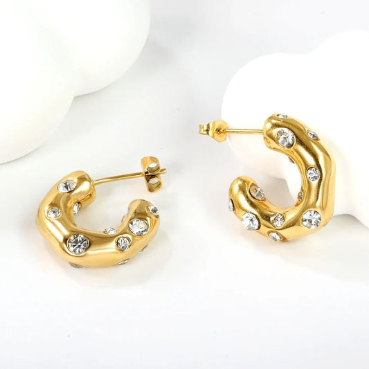 40380 gold plated Earrings