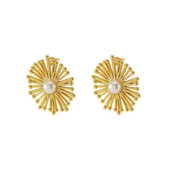 40382 gold plated Earrings