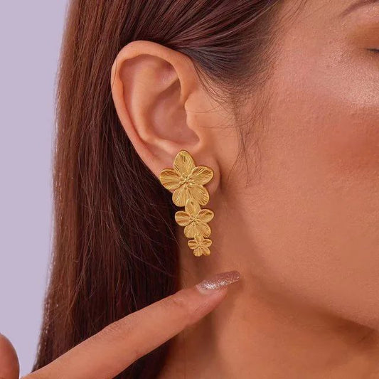 40407 gold plated Earrings