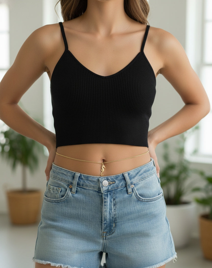 00115 Belly Chain - Gold Plated