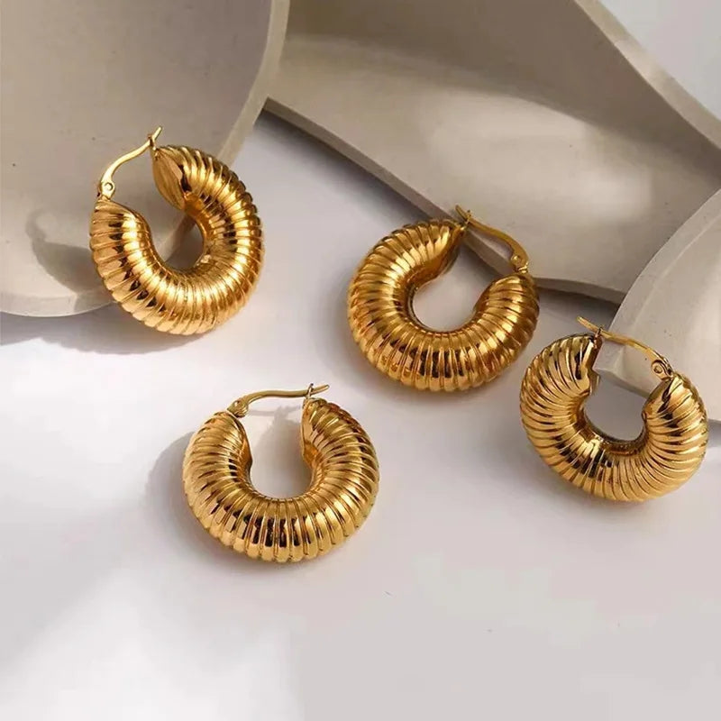 40190 Gold Plated Earrings