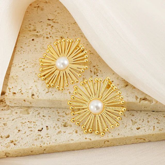 40382 gold plated Earrings