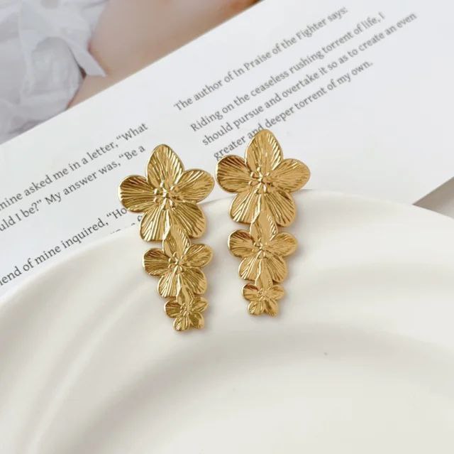 40407 gold plated Earrings