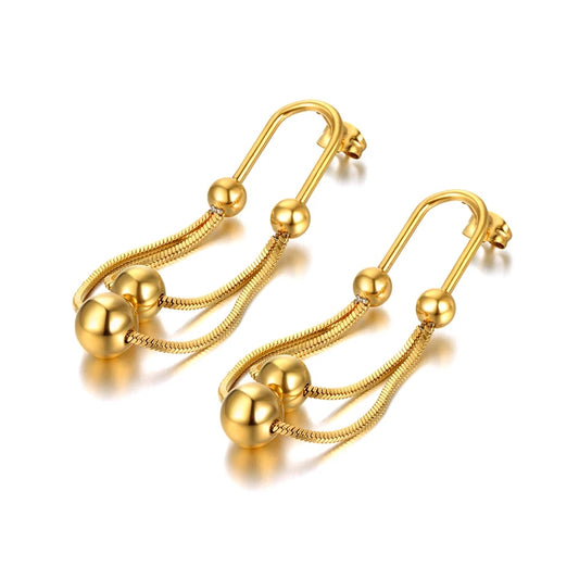 40164 Gold Plated Earrings