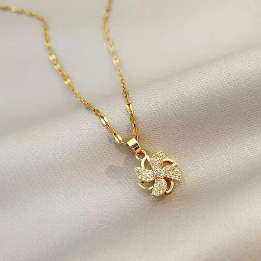 #10009 Copper Gold Plated Necklace