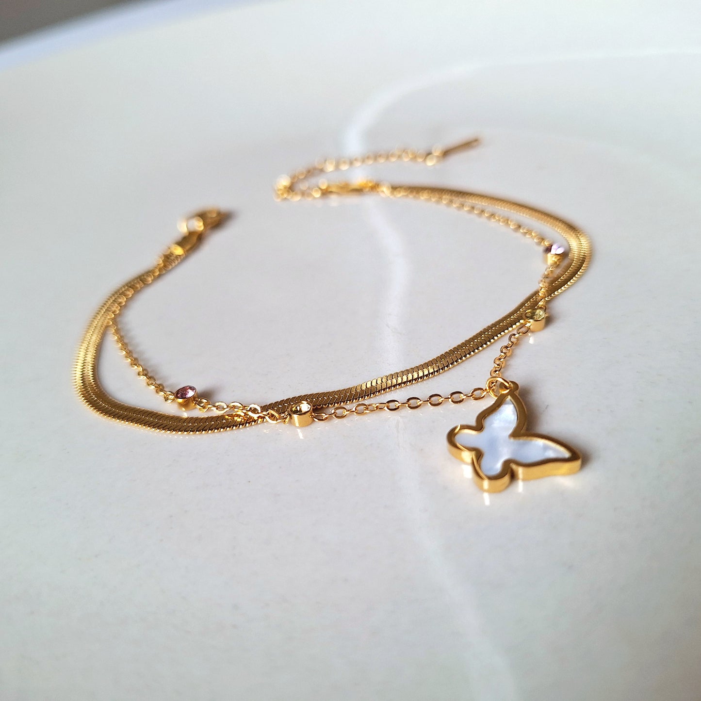 70154 Gold Plated Anklet