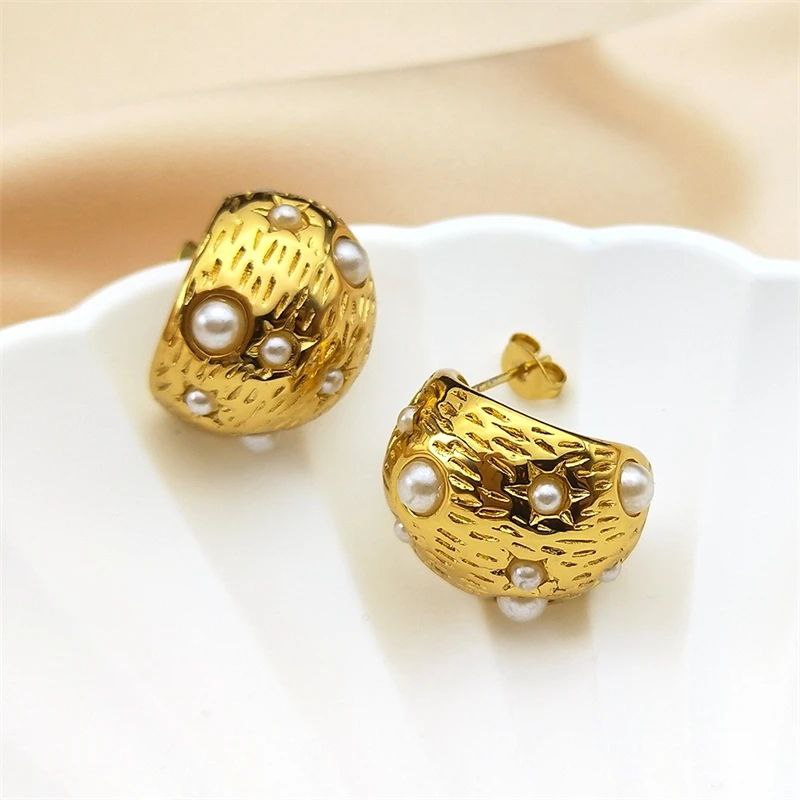 40397 gold plated Earrings