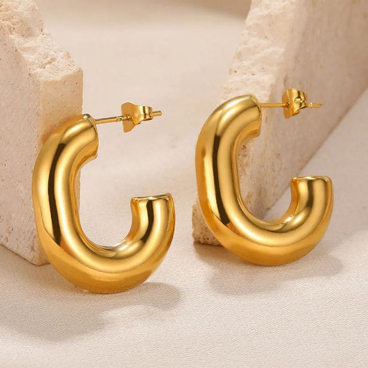 40392 gold plated Earrings