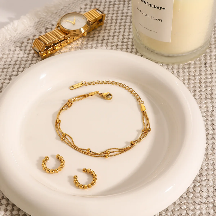 30544 Gold Plated Bracelet