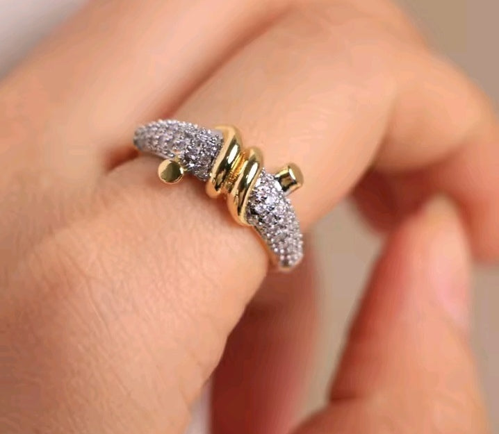 #50002 Copper Gold Plated Ring