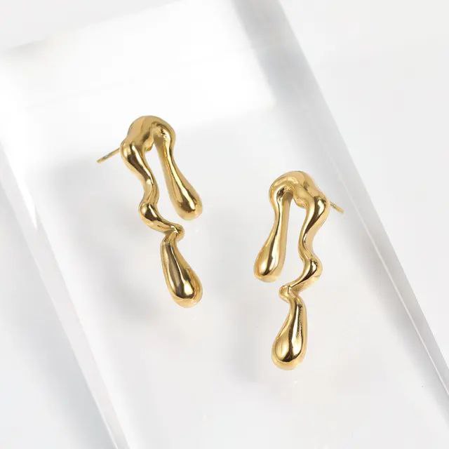 40357 gold plated Earrings