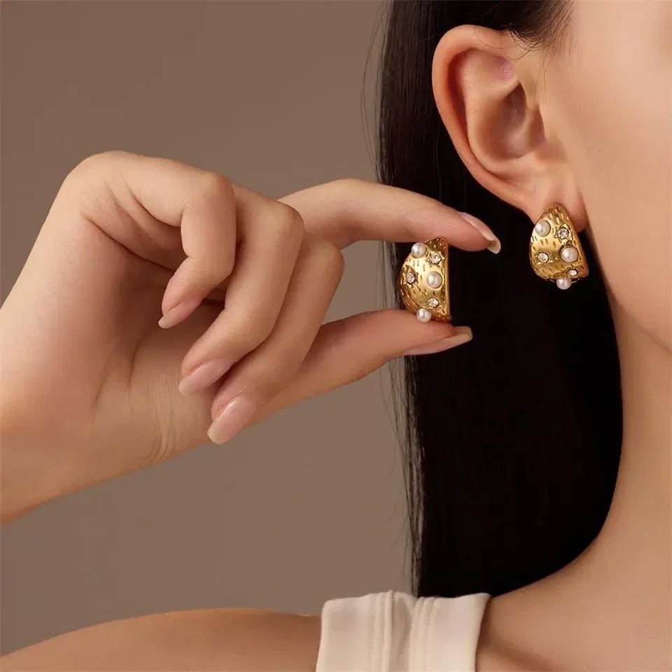 40397 gold plated Earrings