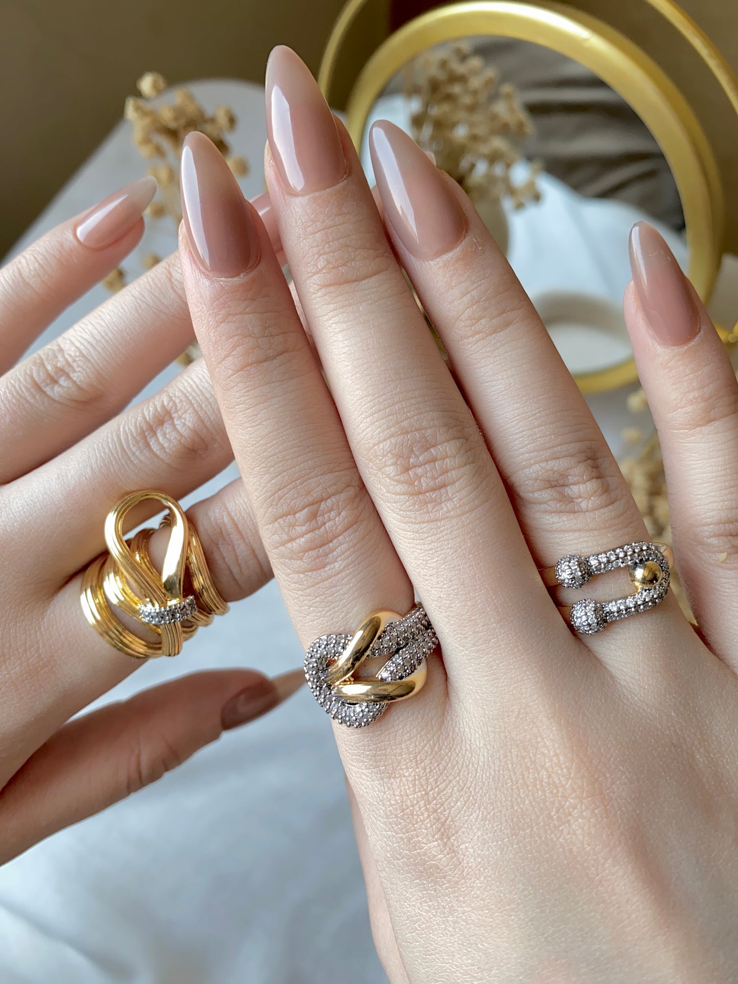 #50013 Copper Gold Plated Ring