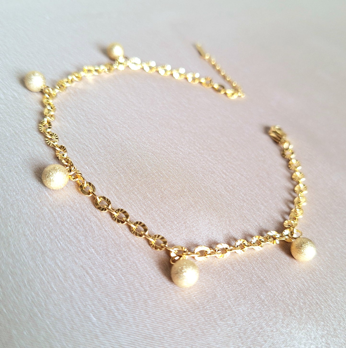 70156 Gold Plated Anklet