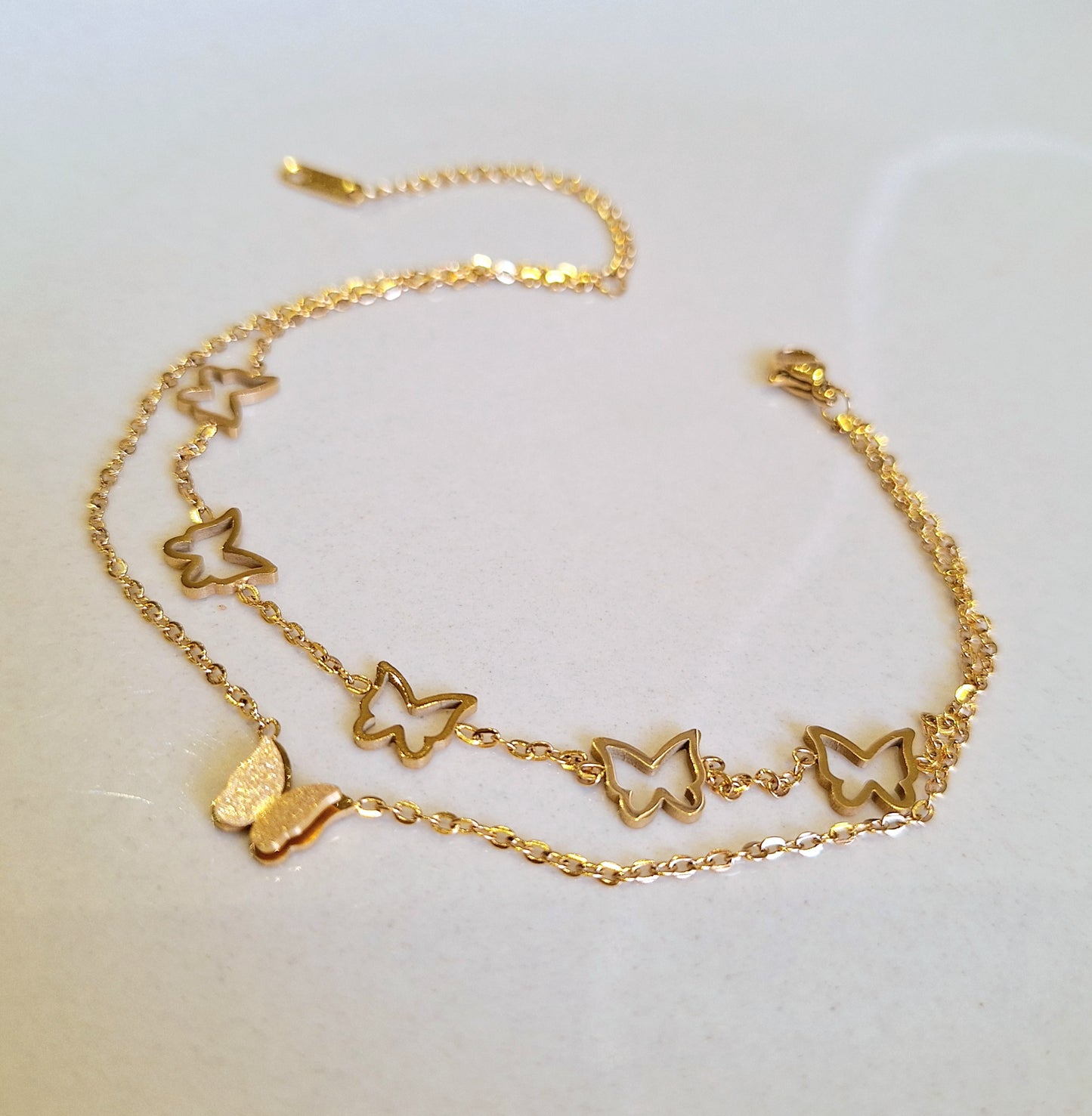 70141  Gold Plated Anklet