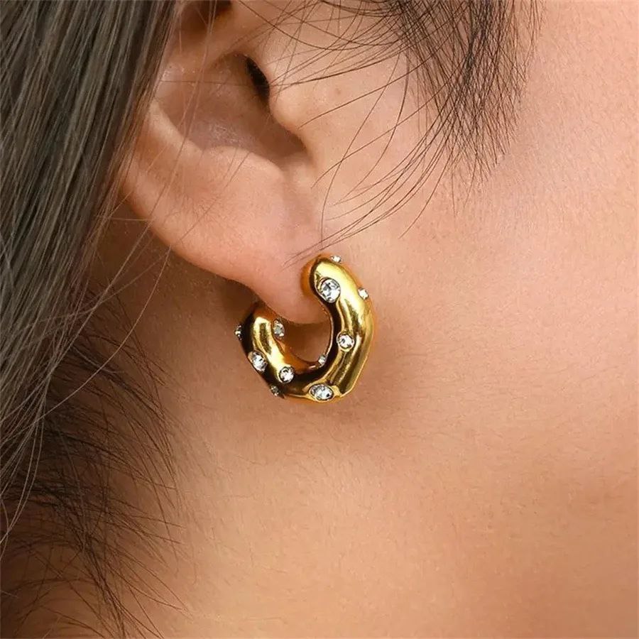 40380 gold plated Earrings