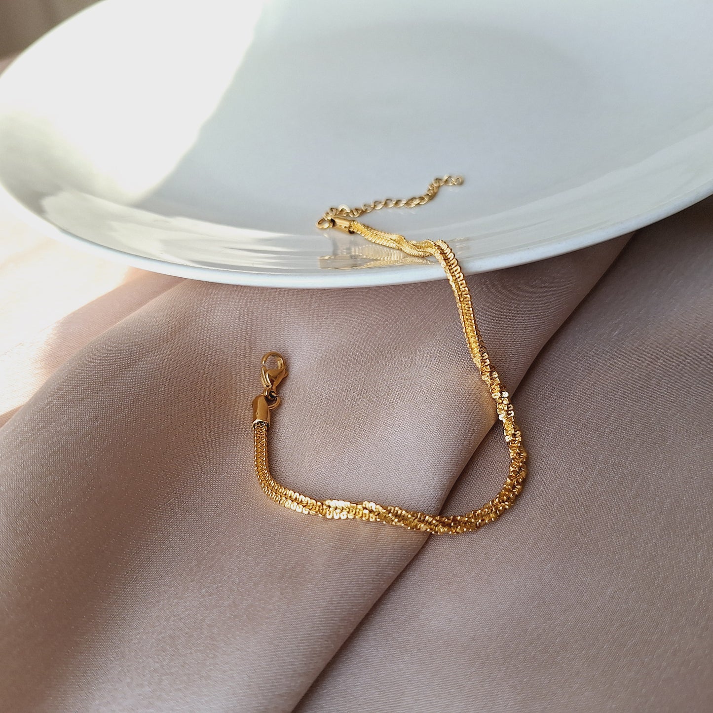 70106 Gold Plated Anklet