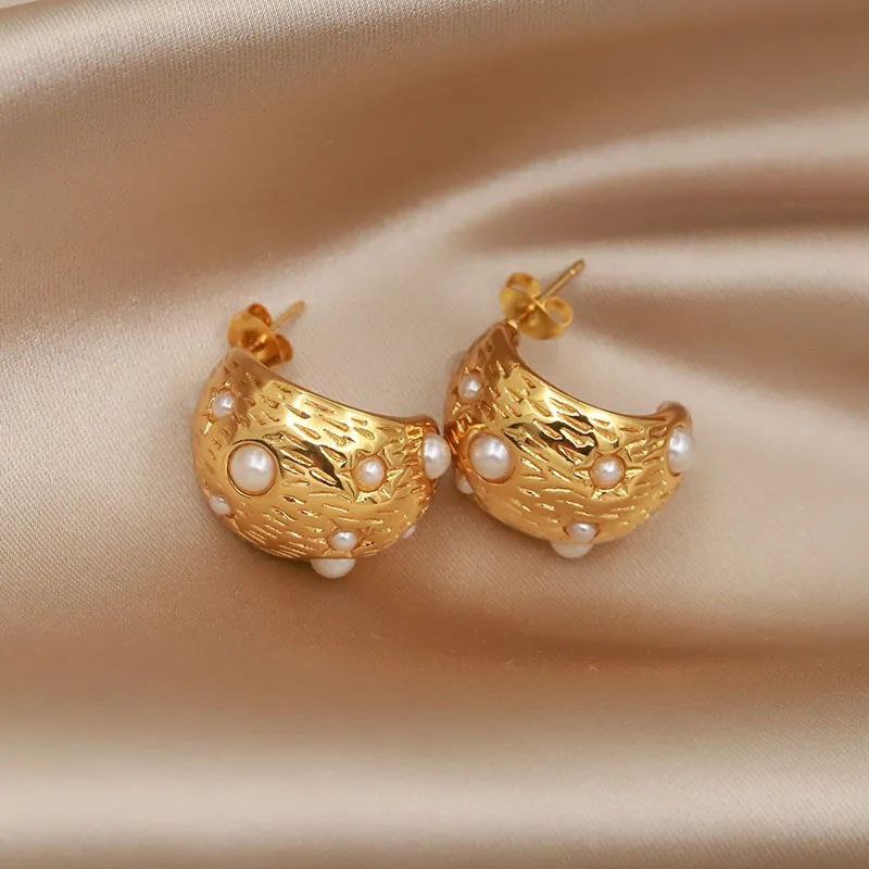 40397 gold plated Earrings