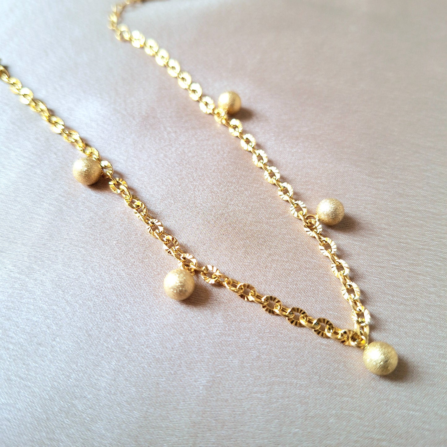 70156 Gold Plated Anklet