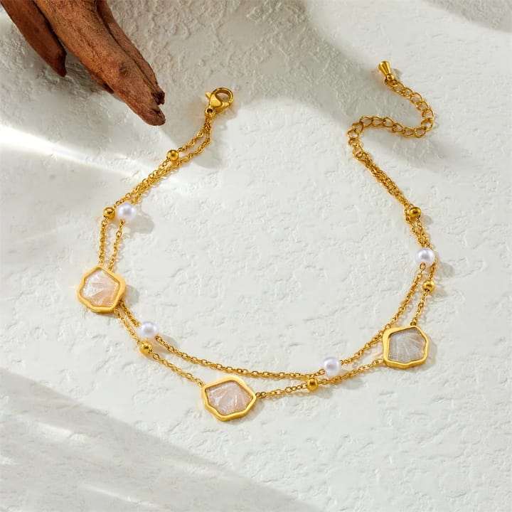 70201 Gold Plated Anklet
