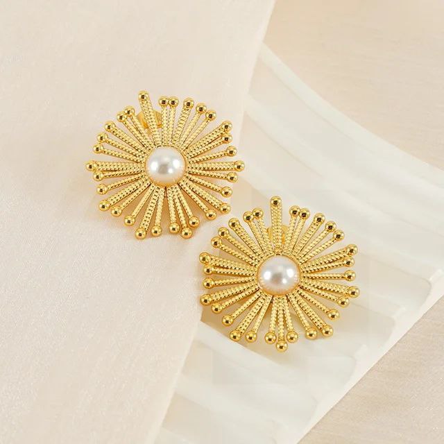 40382 gold plated Earrings