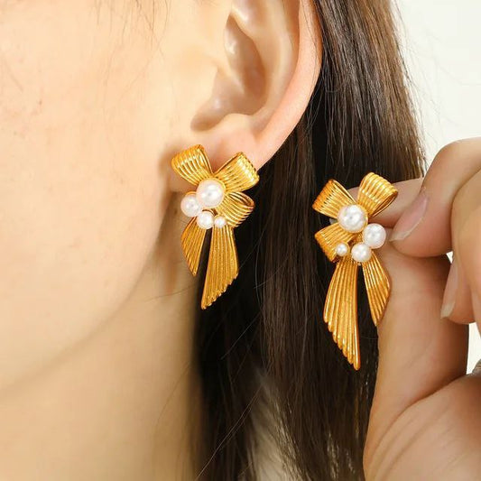 40402 gold plated Earrings