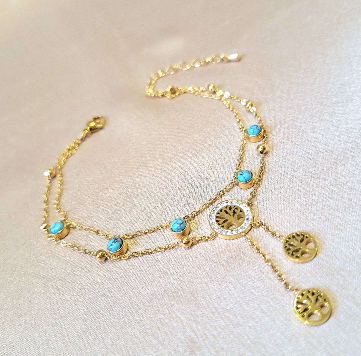 70148 Gold Plated Anklet