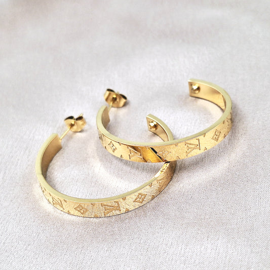 40296 gold plated Earrings