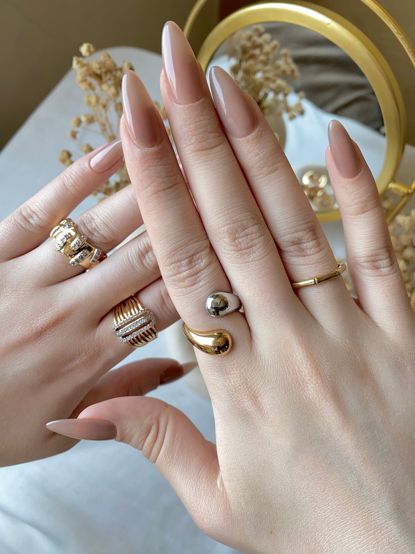 #50010 Copper Gold Plated Ring