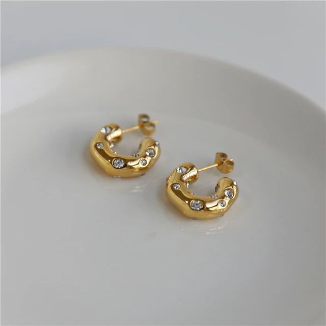 40380 gold plated Earrings