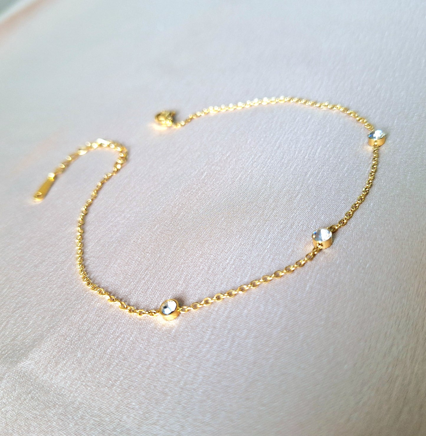 70098 Gold Plated Anklet