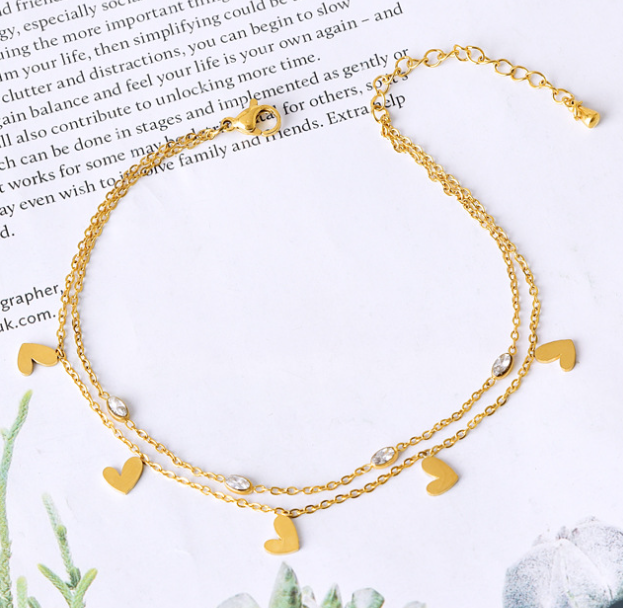 70112 Gold Plated Anklet