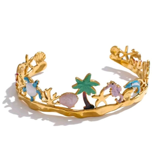 20372 Gold Plated Bangle