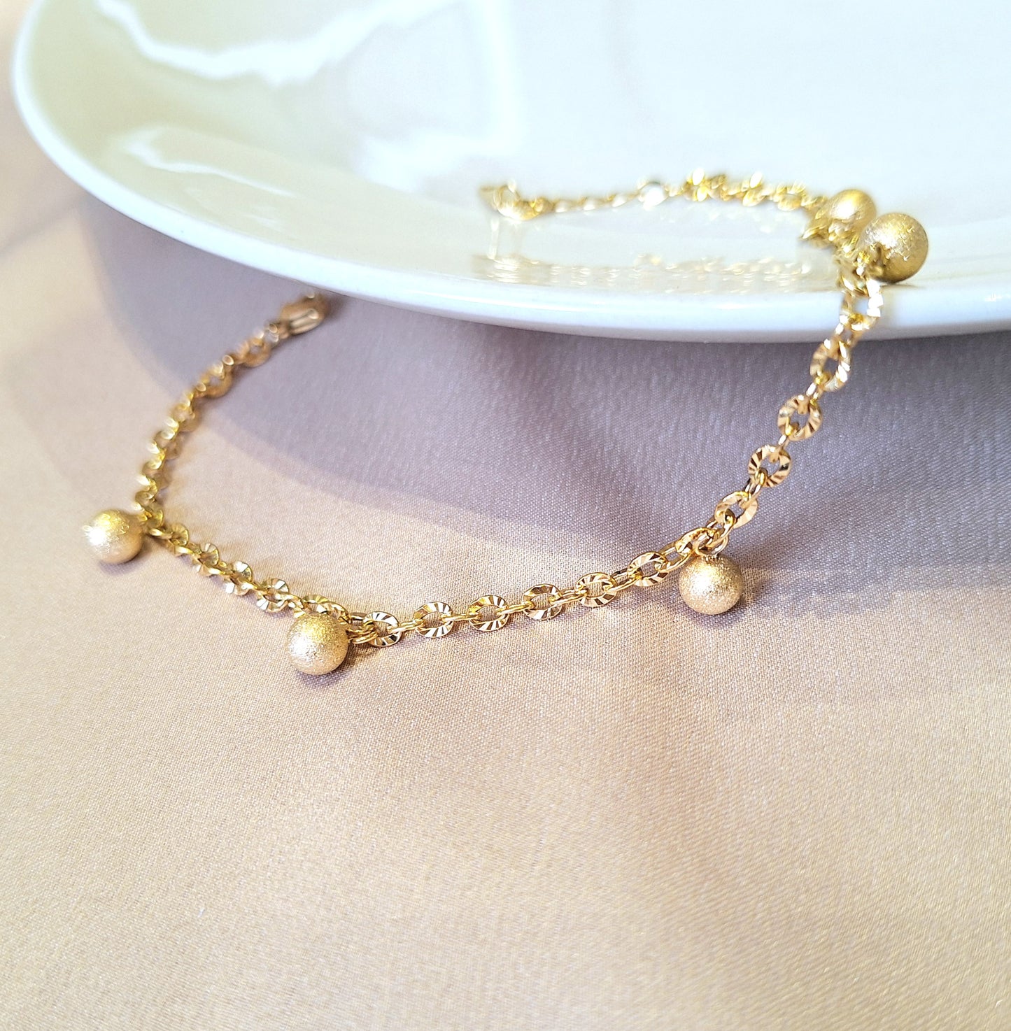 70156 Gold Plated Anklet