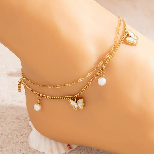 70199 Gold Plated Anklet