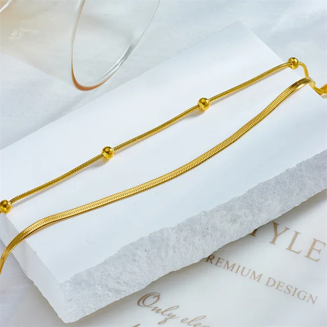 70104 Gold Plated Anklet