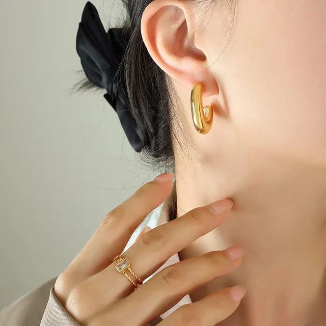 40392 gold plated Earrings