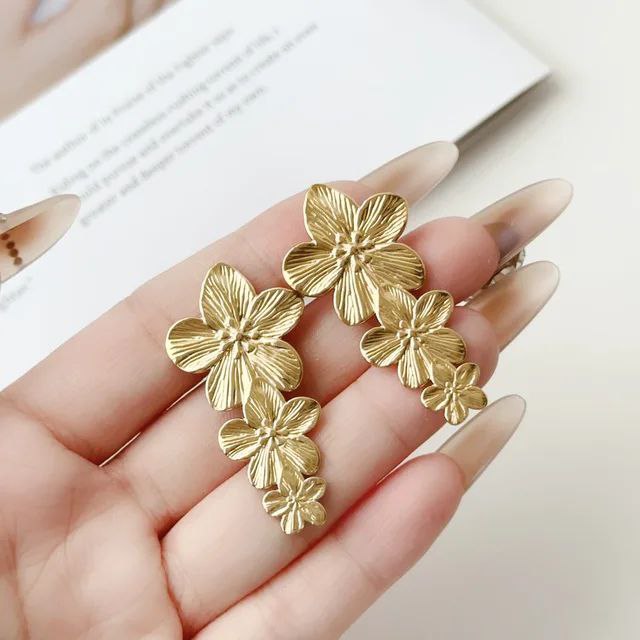 40407 gold plated Earrings