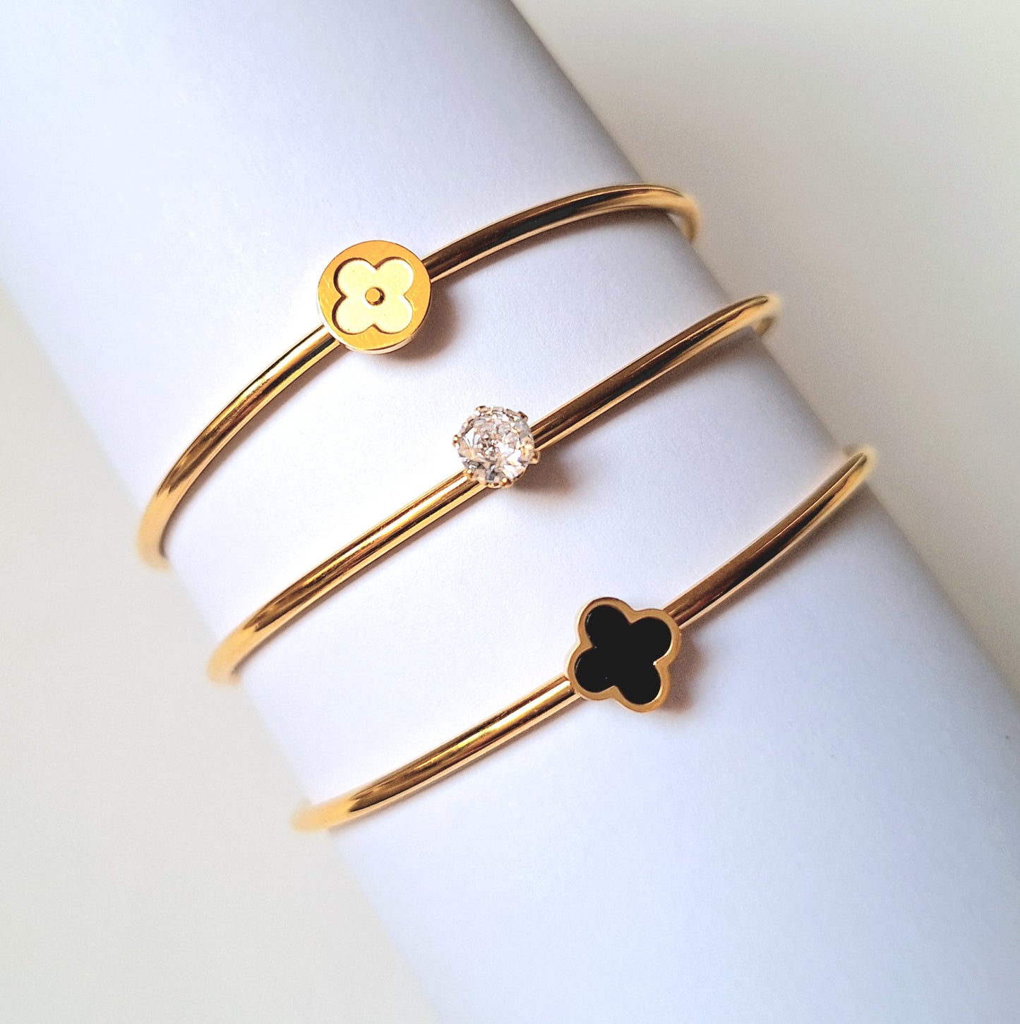 20182 Gold Plated Bangle Set