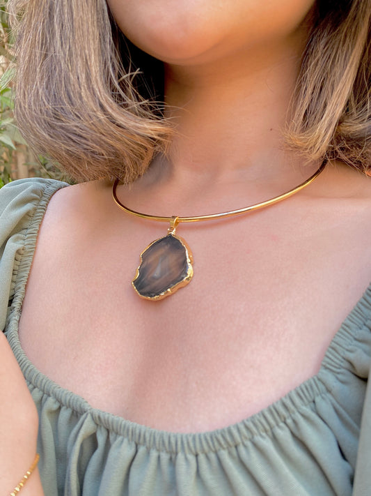 Obsidian Aura Choker | Handmade Choker