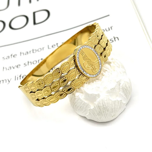 20373 Gold Plated Bangle