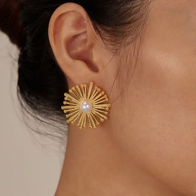 40382 gold plated Earrings