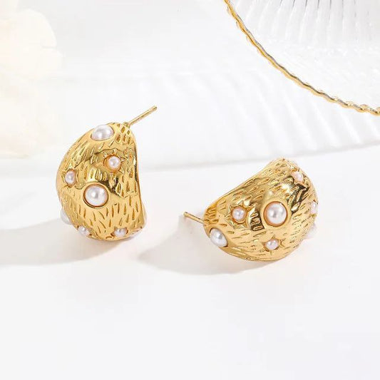 40397 gold plated Earrings